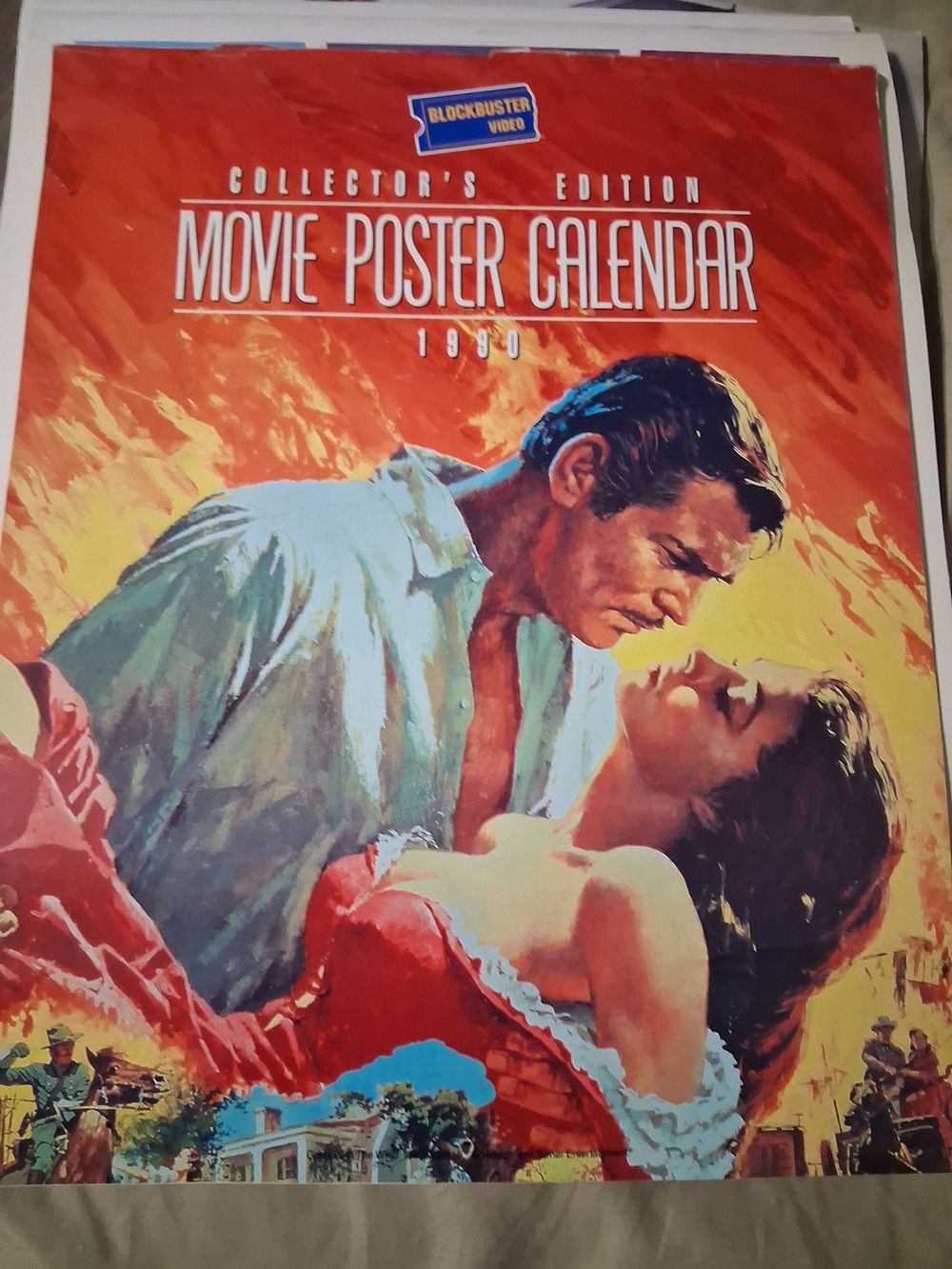 1990 Blockbuster Movie Poster Calendar